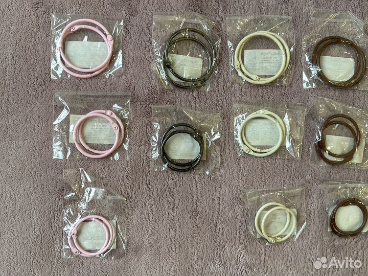 Наборы разъемных колец для тетрадей и блокнотов