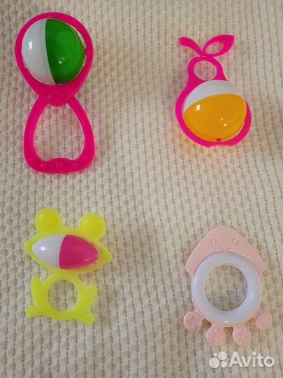 Набор погремушки грызунок прорезыватель