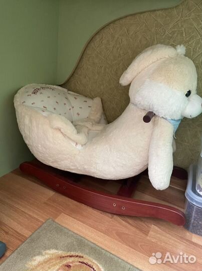 Детская качалка зайчик