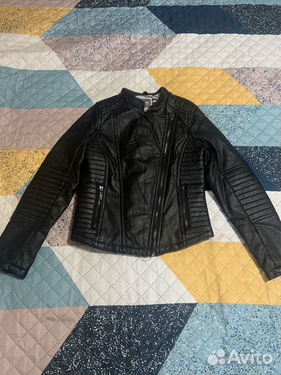 Кожаная куртка детская 