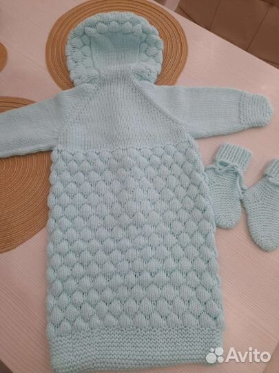 Конверт для новорожденного ручная работа