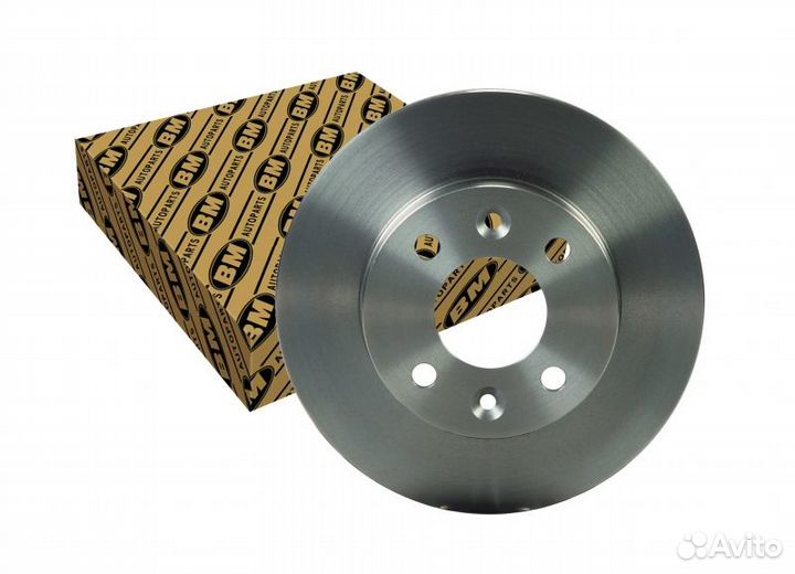 Диск тормозной передний, без abs, 238 мм. (1шт.)