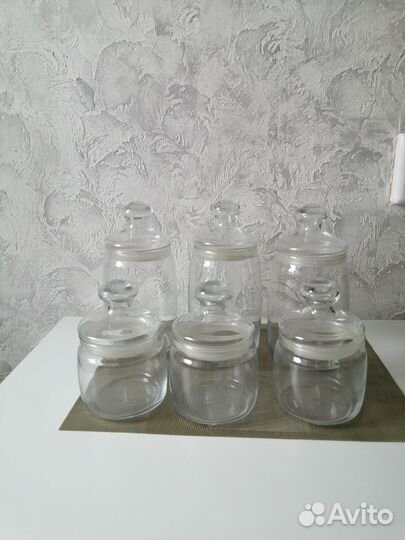 Набор банок для сыпучих продуктов