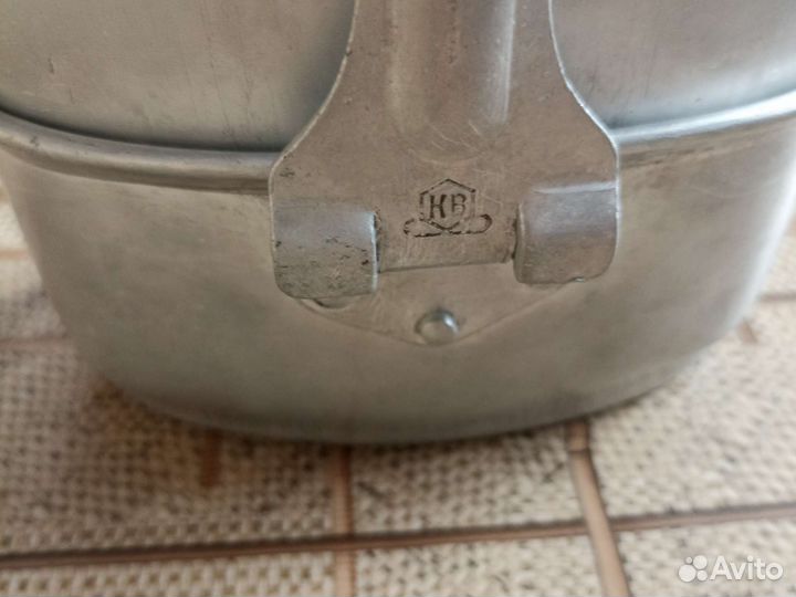 Котелок армейский с фляжкой СССР