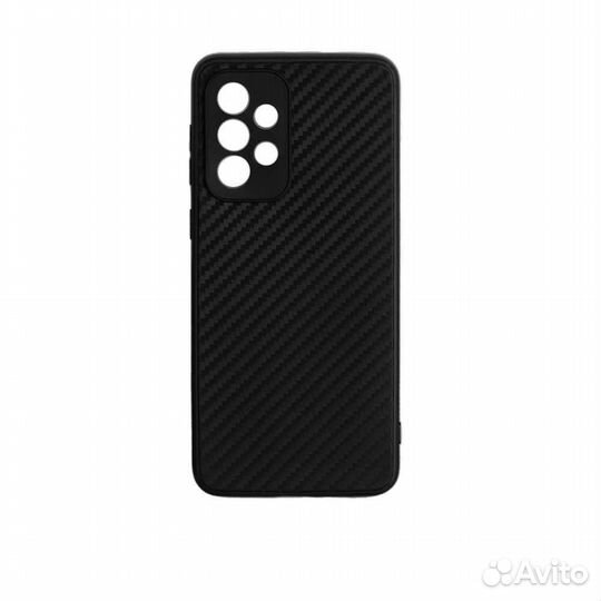 Чехол c защитой камеры для Samsung A33 черный (тис