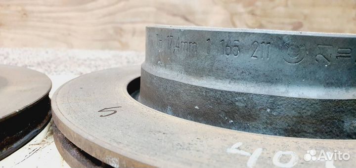 Тормозные диски зад комплект BMW E46