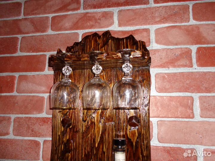 Продам новую полочку для вина в стиле лофт