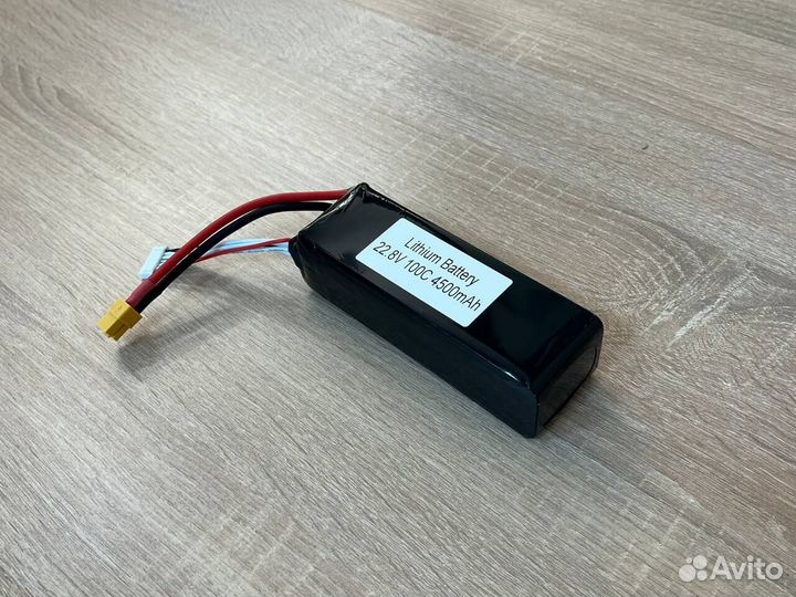 Аккумулятор для FPV дрона ZEE 4500mAh 6S100С XT60