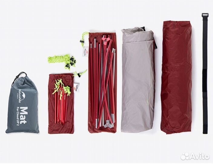 Палатка Naturehike Cloud Up 2-местная, ал.каркас