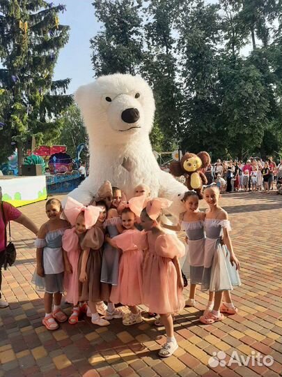 Аниматор белый мишка