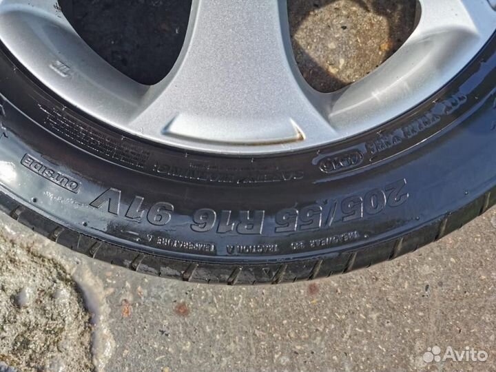 Колёса KIA 205/55 r 16 диски KIA