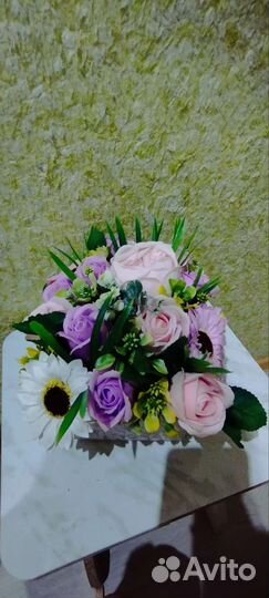 Мыльные цветы