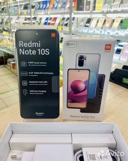 Xiaomi Redmi Note 10S NFC, 6/64 ГБ