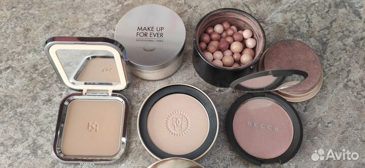 Guerlain, mufe, Kiko, Becca пудры Оригинал