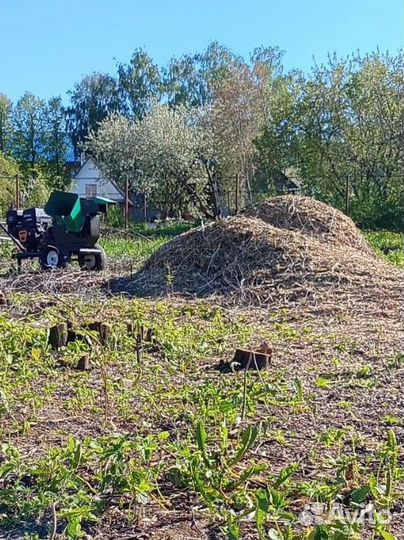 Измельчение Веток и Дробление пней