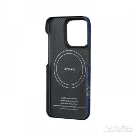 Чехол Pitaka KI1501pmyg для iPhone 15 Pro Milky W