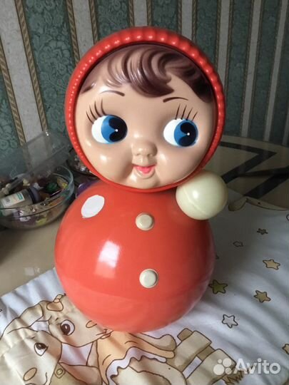 Кукла неваляшка очень большая