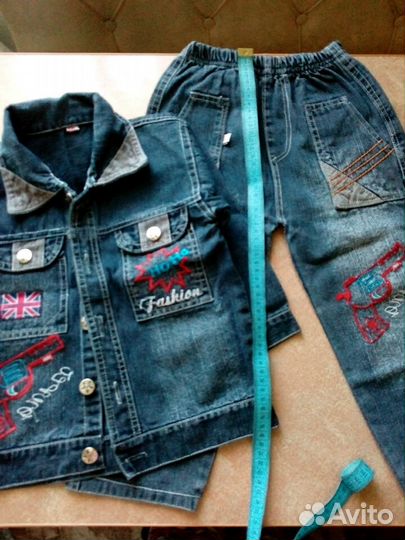 Джинсовый костюм для мальчика