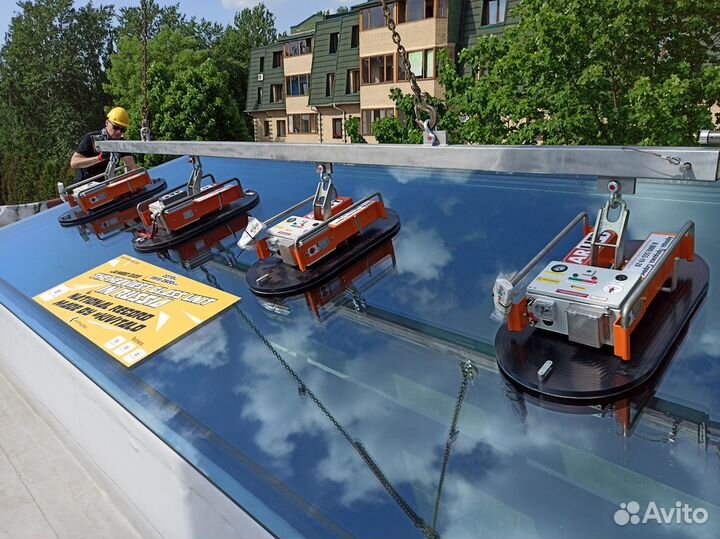 Вакуумный захват для стекла и сэндвич-панелей