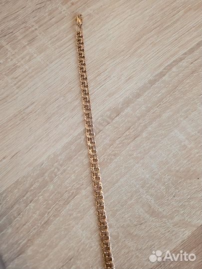 Золотой браслет 585 бисмарк