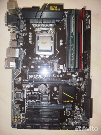 I5 6500 + ga-z170 DDR4 + 16GB