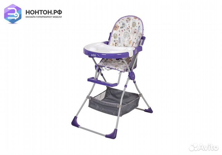 Стульчик для кормления Selby 252 совы фиолетовый