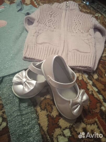 Вещи на девочку р 80. Туфельки р 20