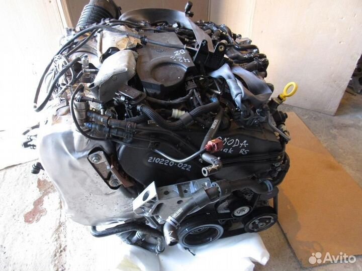 Двигатель 2.0 dfha дизель Skoda Kodiaq 2017-2024