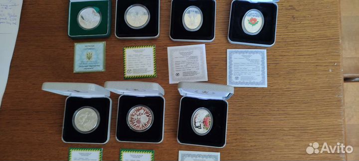 Серебро Флора Казахстан/Украина/Ирисы/Лилии