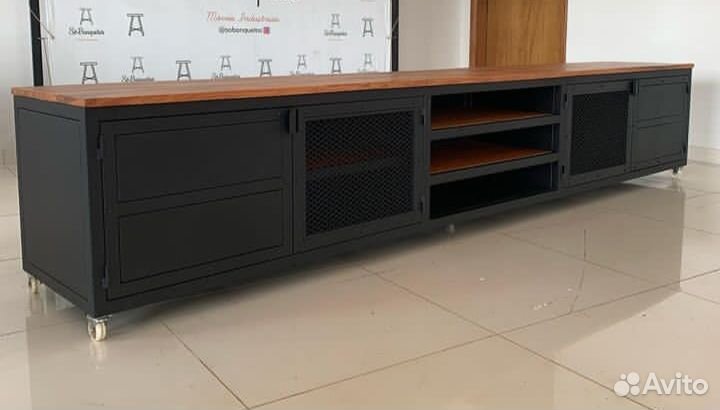 Тумба под телевизор, лофт