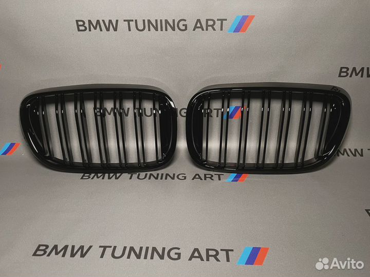 Решетка радиатора bmw 7 g11 g12 дорест черные