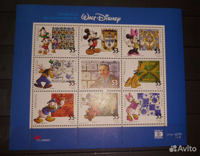 Почтовые марки Дисней 2