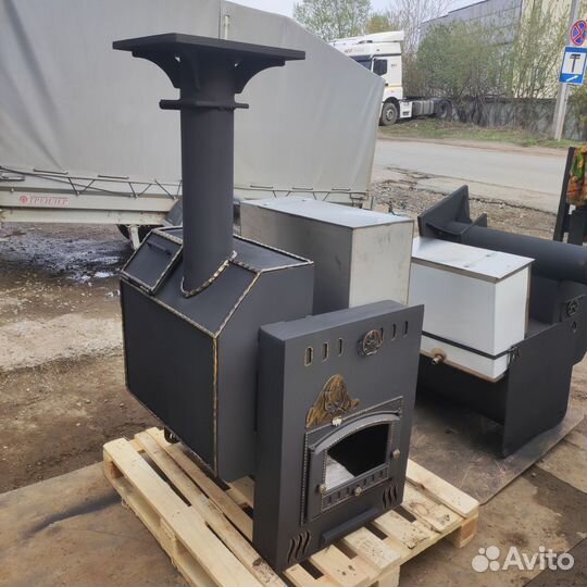 Банная печь на три помещения
