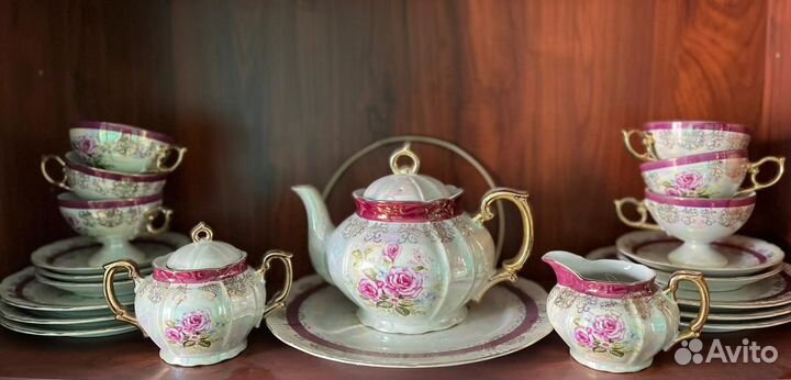 Чайно-кофейный сервиз на 6 персон Cameo Fine China