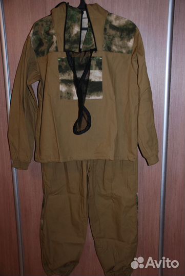 Костюм антимоскитный 56-58 размер,хаки,палатка-х/б