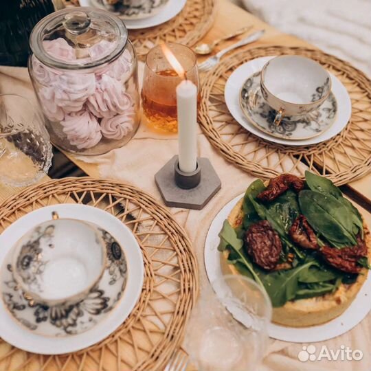 Салфетки сервировочные плетеные