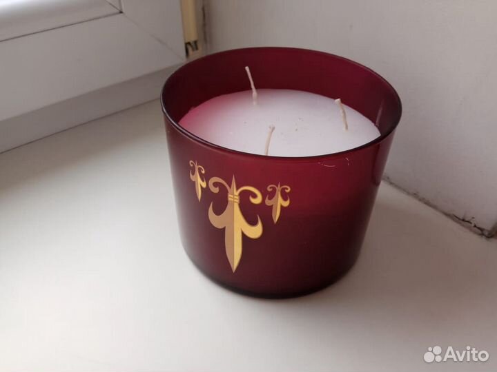 Свеча в стеклянной чаше