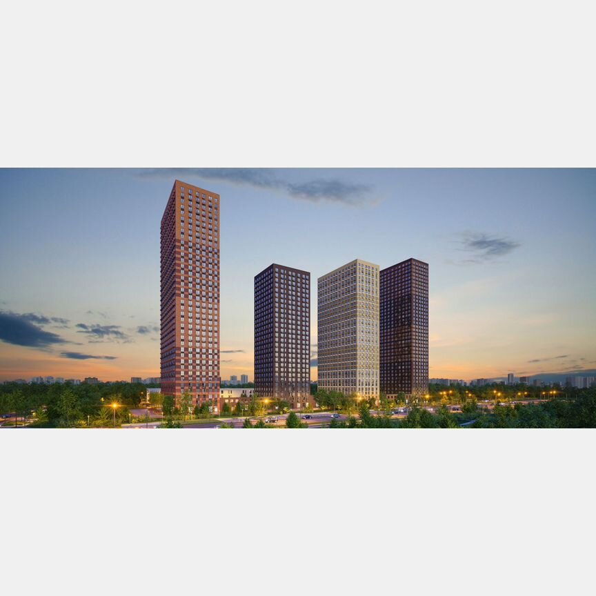 2-к. квартира, 48 м², 22/38 эт.