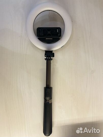 Кольцевая лампа селфи трипод настольная
