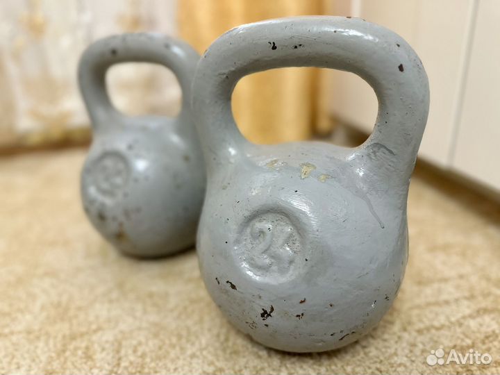 Гиря чугунная 24 кг СССР