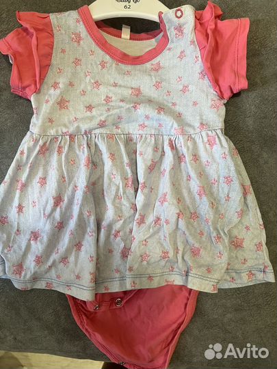 Пакет вещей для девочки 68 74