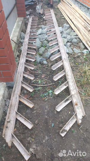 Лестница из швеллера