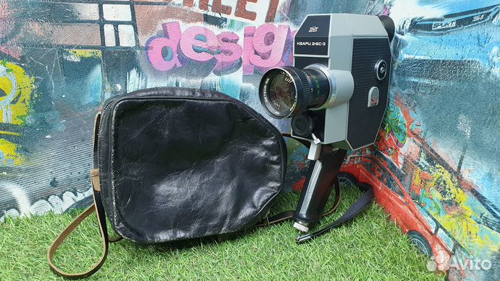 Кинокамера Кварц 2х8С-3 с объективом Meteor-8M