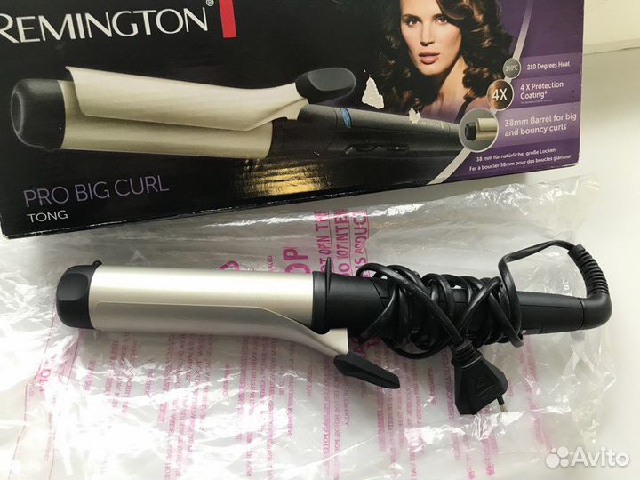 Плойка для крупных локонов фирмы Remington, новая