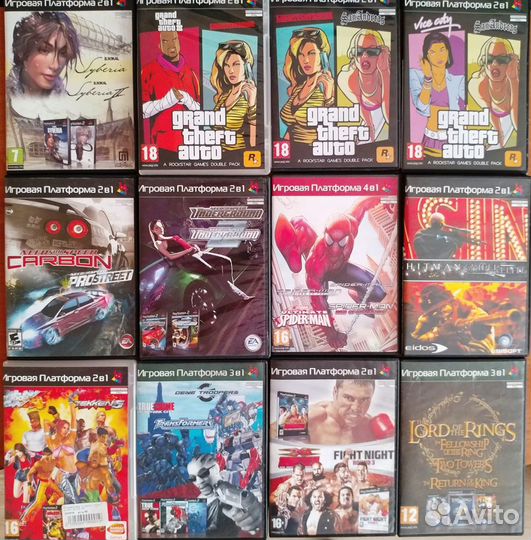 Игры Sony Playstation 2 (PS2), антологии, сборки