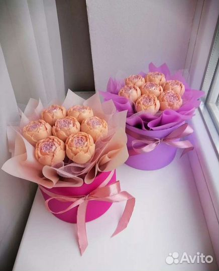 Шоколадные пионы