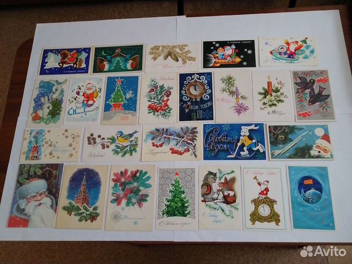 Открытки новогодние. Голубев, Гамбургер