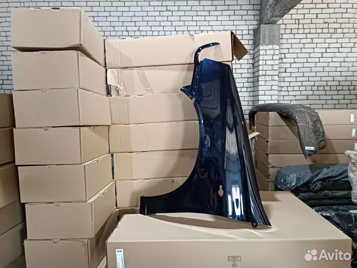 Крыло калина 1 левое темно синий (черника) 482