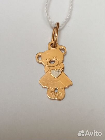 Золотая подвеска