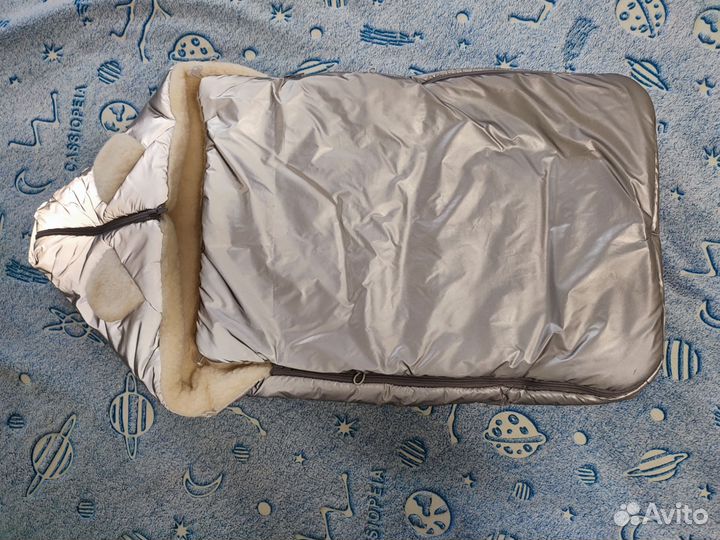 Конверт зимний/ на выписку/ в коляску